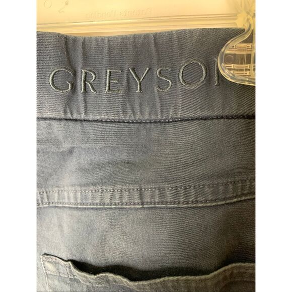 Greyson pants grey blue men's size 34 x 32 - Picture 3 of 4